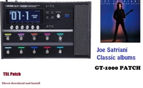 Boss GT-100 & GT-1000 TSL patch - Classic Albums Joe Satriani