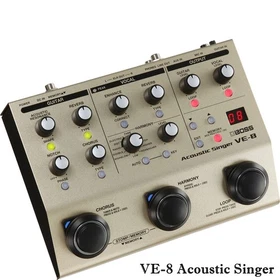 BOSS " VE-8 Acoustic Singer "Multi-Effect pedal for Singing with Acoustic Guitar