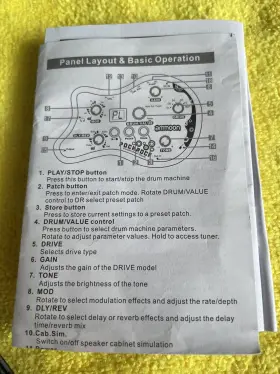 ASR3726929310363YP AMMOON Pockrock Guitar Pedal Drum Rhythms #2