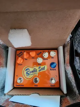 642461491067 ANALOG ALIEN Rumble Seat Delay Reverb Pedal