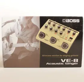 BOSSVE-8 BOSS Guitar Channel Create Harmonies Simple Acoustic