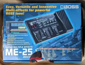 ME-25 BOSS Guitar Effect Pedal Cords Plugs