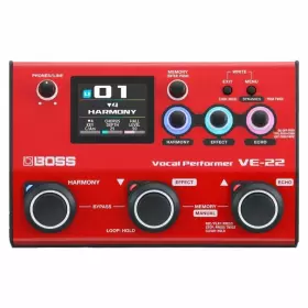 VE-22 BOSS Vocal Performer Effects Processor Presets