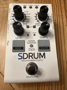 Sdrum-u DIGI TECH Strummable Drum Pedal Guitarists Bassists