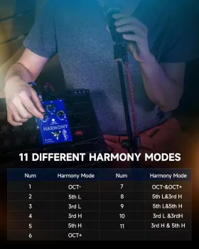 972985270317 FLAMMA Vocal Harmony Pedal Effects Processor Mic #3