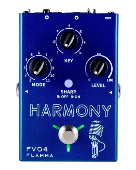 972985270317 FLAMMA Vocal Harmony Pedal Effects Processor Mic