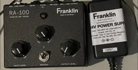 RA-100 FRANKLIN Reamp Pedal Interface