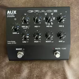 Alix-bk GRACE DESIGN Alix Acoustic Preamp Eq Di Boost Pedal