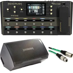 HEADRUSHCABBN1 HEADRUSH Prime Guitar Effect Amp Modeler Vocal