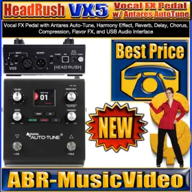 HEADRUSHVX5 HEADRUSH Vocal Effects Pedal Antares Autotune
