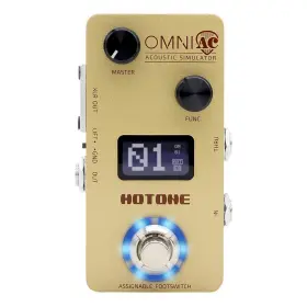 888506090059 HOTONE Omni Ac Simulation Guitar Bass Effects