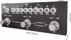 689827881674 ISET Cube Baby Guitar Effects Pedal Ir Delay Pha #2