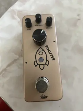 723849387704 ISET Rocket Boost Booster Pedal Analog Guitar