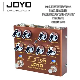 03100R090010 JOYO Modulation Effects Pedal Dual Channel