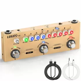 BC-01421AN LEKATO Effects Pedal Acoustic Guitar Ir Loading