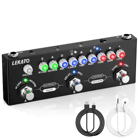BC-M01421N LEKATO Guitar Pedal Ir Loading Delay Reverb Peda