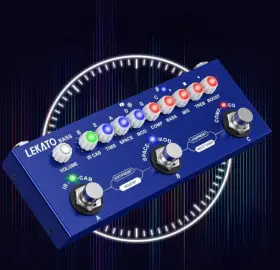 M01421BN LEKATO Bass Effects Bluetooth Pedal Stickers