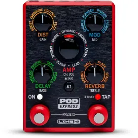 USED005004 LINE 6 Guitar Effects Pedal Rf