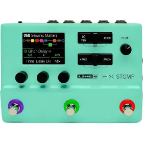 USED005001 LINE 6 Hx Stomp Effects Pedal Seafoam Rf