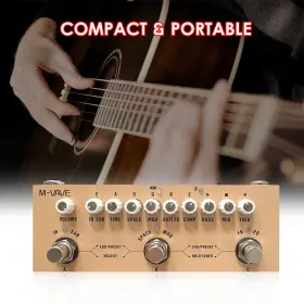 LIO8458030146201UP M-VAVE Acoustic Guitar Effects Pedal Ir