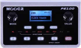4336353360 MOOER Desk Top Guitar Desktop Pedal