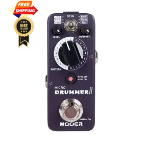 673964 MOOER Micro Drummer Guitar Pedal Drum