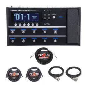 BOSSGT-1000K1 ROLAND Boss Guitar Effects Processor Cables