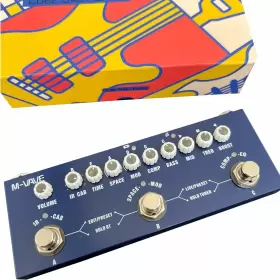 SK013 SHARKCHILI Cube Baby Mini Bass Effects Pedal Ir Loading