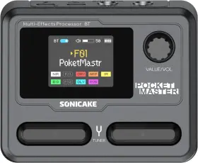 QME-10BK SONICAKE Pocket Master Effects Pedal Guitar Bass