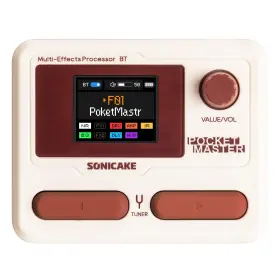 QME-10WH SONICAKE Pocket Master Effects Pedal Guitar Bass