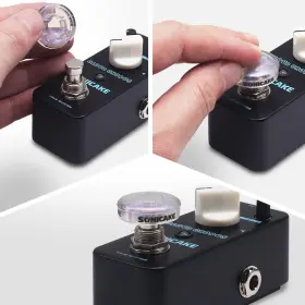 QST-02 SONICAKE Footswitch Toppers Transparent Guitar Effects #2