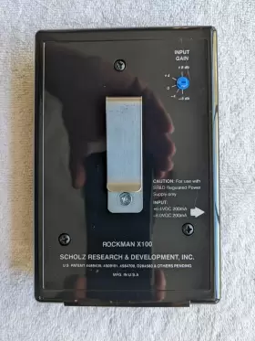 X100 SR D Scholz Rockman Headphonewith Box Hps Manual Amp #3