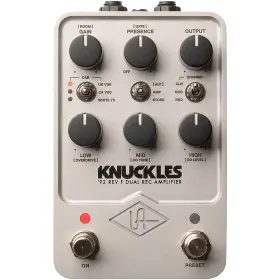 USED005001 UNIVERSAL AUDIO Uafx Knuckles Dual Recpedal Slver