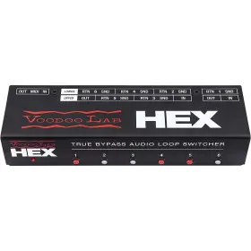 813140021213 VOODOO LAB Hex Audio Loop Switcher