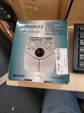 131782 ZOOM Acoustic Guitar Effect Pedal Worked