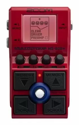 515260029297 ZOOM Multistomp Bass Effects Pedal Battery