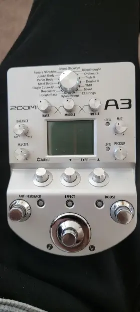 A3-120US ZOOM Digital Effects Processor Pedal Acoustic Guitar