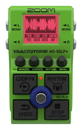 MS-90LP ZOOM Multistomp Guitar Pedal Hour Recording Loops