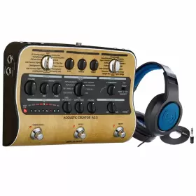ZAC3-SR350B ZOOM Acoustic Creator Pedal Samson Ear Stereo