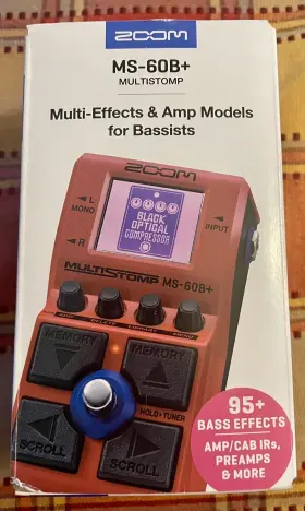 ZMS60BPLUS ZOOM Multistomp Bass Effects Pedal