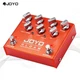 JOYO Bass Tone Octave FUZZ Effects Pedal with Dry Wet Mixer Control 2 Channel