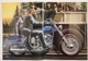 David Mann Outlaw Biker Art Motorcycle Beer Center Fold From Iron Horse Magazine