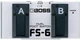 Roland BOSS FS-6 Dual Foot Switch Guitar Effects Pedal from Japan