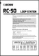 Boss RC-50 Loop Station Manual: 108 Pages, Coil Bound, Lays Flat, Pvc Covers