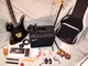 Electric Mockingbird Guitar, Fender Mustang Amp, Mooer GE150 Pro, +++