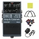 Boss IR-2 Amp & Cabinet Emulator Bundle with 2 Right Angle Patch Cables, 12...