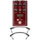 Revv G4 V2 Distortion Guitar Pedal with EBS Flat Patch Cables - Red