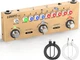 LEKATO Multi Effects Pedal for Acoustic Guitar, with IR Loading 9 AMP Models, A