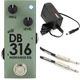 Aguilar DB 316 Midrange EQ Pedal with Power Supply and Cable