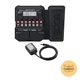 ZOOM G1X FOUR Guitar Multi-Effects Processor with Expression Pedal & Adapter ...